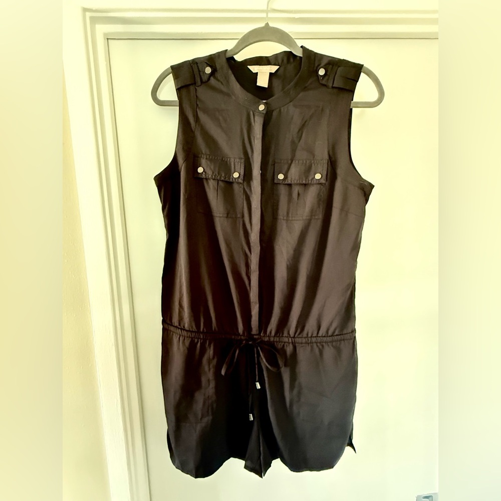 Banana Republic Black Sleeveless Romper